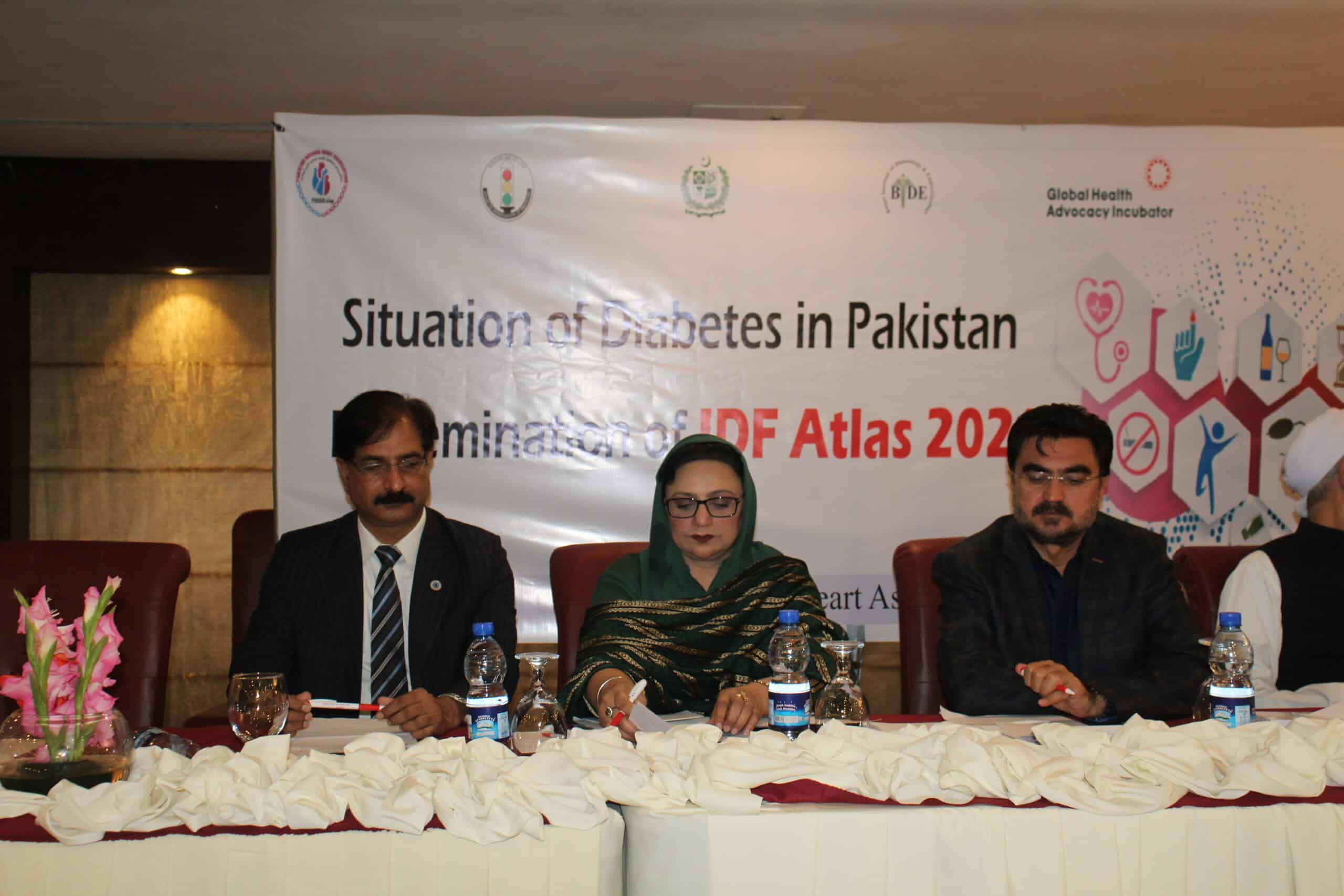 Panah Organized an event on the Situation of Diabetes in Pakistan Dissemination of IDF 2021 at Ramada Hotel Islamabad